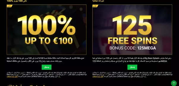انضم إلى Mega Casino واحصل على 125 دورة مجانية